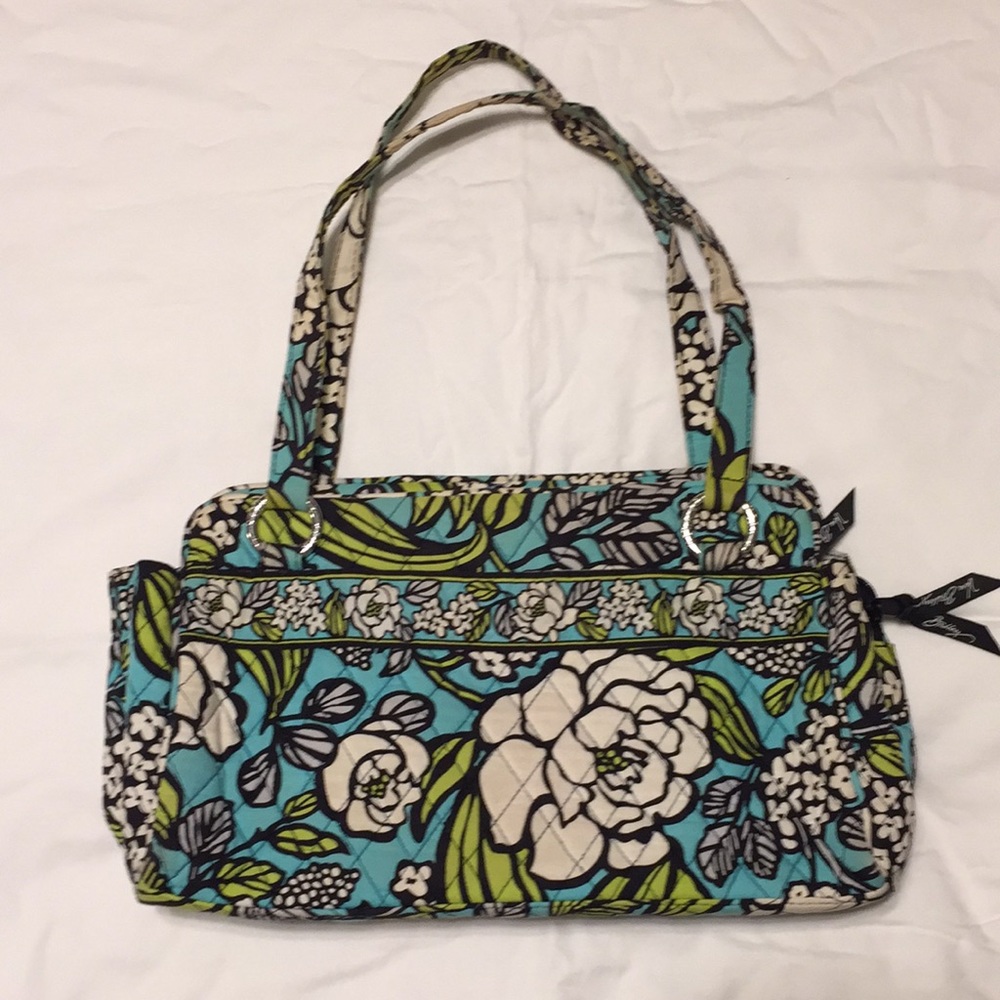 Vera Bradley Island Bloom Satchel purse